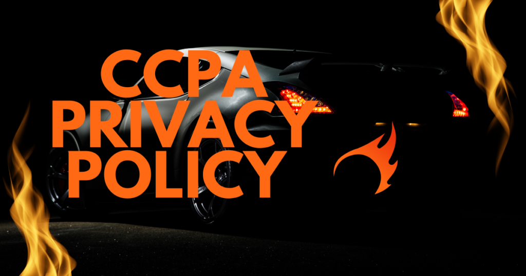 CCPA Privacy Policy